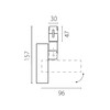Миниатюра фото светильник однофазный трековый 48v 10w 4000k 100° lightstar due hermes 210547 | 220svet.ru