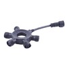 Миниатюра фото соединитель для гирлянд uniel utc-f90 y6 black ul-00013230 | 220svet.ru