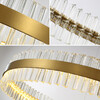 Миниатюра фото подвесная люстра светодиодная  delight collection d8532p/r600 gold | 220svet.ru