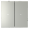 Миниатюра фото выключатель встраиваемый для жалюзи 10а voltum s70 vls020705 (сталь) | 220svet.ru
