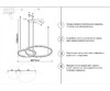 Миниатюра фото подвесной светодиодный светильник kink light лаура 08245,12pa | 220svet.ru