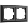 Миниатюра фото рамка werkel fiore на 2 поста черный w0022208 4690389160370 | 220svet.ru