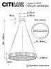 Миниатюра фото подвесной светодиодный светильник citilux чезаре cl338161 | 220svet.ru
