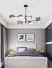 Миниатюра фото потолочная люстра на штанге inodesign deniza gray 6 44.6011 | 220svet.ru
