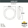 Миниатюра фото уличное бра fumagalli lucia backlit 1r3.000.000.aye27cl1 | 220svet.ru