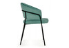 Миниатюра фото стул на металлокаркасе woodville лео зеленый brandy light 10 / черный 592484 | 220svet.ru