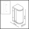 Миниатюра фото настенный светильник светодиодный odeon light cortena 7180/12wl коричневый | 220svet.ru