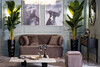 Миниатюра фото кашпо garda decor zsc872-19bl-gl | 220svet.ru