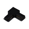 Миниатюра фото коннектор l-образный reluce rl 06038 corner connector bk | 220svet.ru