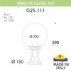 Миниатюра фото ландшафтный фонарь fumagalli minilot/g250. g25.111.000.bxe27 | 220svet.ru