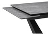 Миниатюра фото стол woodville кели 140(200)х80х76 серый мрамор / черный 532395 | 220svet.ru