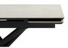 Миниатюра фото керамический стол раскладной woodville мэриан 140 (200) х 80 carmen light grey / черный 625725 | 220svet.ru