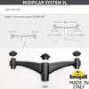 Миниатюра фото парковый фонарь  fumagalli ektor 4000/midipilar/vivi 2l led-hip v50.372.a20.axh27 | 220svet.ru