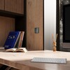 Миниатюра фото выключатель встраиваемый для жалюзи 10а voltum s70 vls020706 (титан) | 220svet.ru