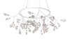 Миниатюра фото подвесная люстра crystal lux evita sp45 d white/transparent | 220svet.ru