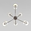 Миниатюра фото подвесная люстра eurosvet 60164/6 никель | 220svet.ru