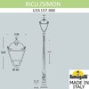 Миниатюра фото садово-парковый фонарь fumagalli ricu/simon u33.157.000.wyh27 | 220svet.ru