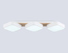 Миниатюра фото потолочный светодиодный светильник  ambrella light linetech fl fl4877/3 wh/wd | 220svet.ru