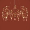 Миниатюра фото подвесная люстра светодиодная хрустальная freya elara fr5591pl-l36bs | 220svet.ru