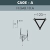 Миниатюра фото садовый светильник-столбик fumagalli lafet*r/saba k22.162.000.bye27 | 220svet.ru