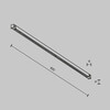 Миниатюра фото трековый низковольтный светильник maytoni points exility x tr241-2-12w3k-b | 220svet.ru
