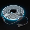 Миниатюра фото влагозащищенная лента apeyron 11w/m 288led/m cob голубой 5m 10-107 | 220svet.ru