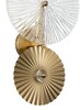 Миниатюра фото бра indigo miele 12021/b/1w brass v000023 | 220svet.ru