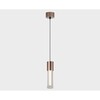 Миниатюра фото подвесной светодиодный светильник italline it014-0204 rose gold | 220svet.ru
