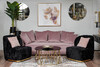 Миниатюра фото стол журнальный стекло garda decor 13rxct3104-gold | 220svet.ru