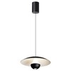 Миниатюра фото подвесной светодиодный светильник с механизмом регулировки высоты novotech iman 359336 черный | 220svet.ru