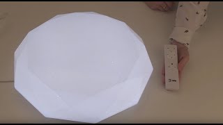 Миниатюра фото потолочный светодиодный светильник эра spb-6-70-rc brilliance круглый | 220svet.ru